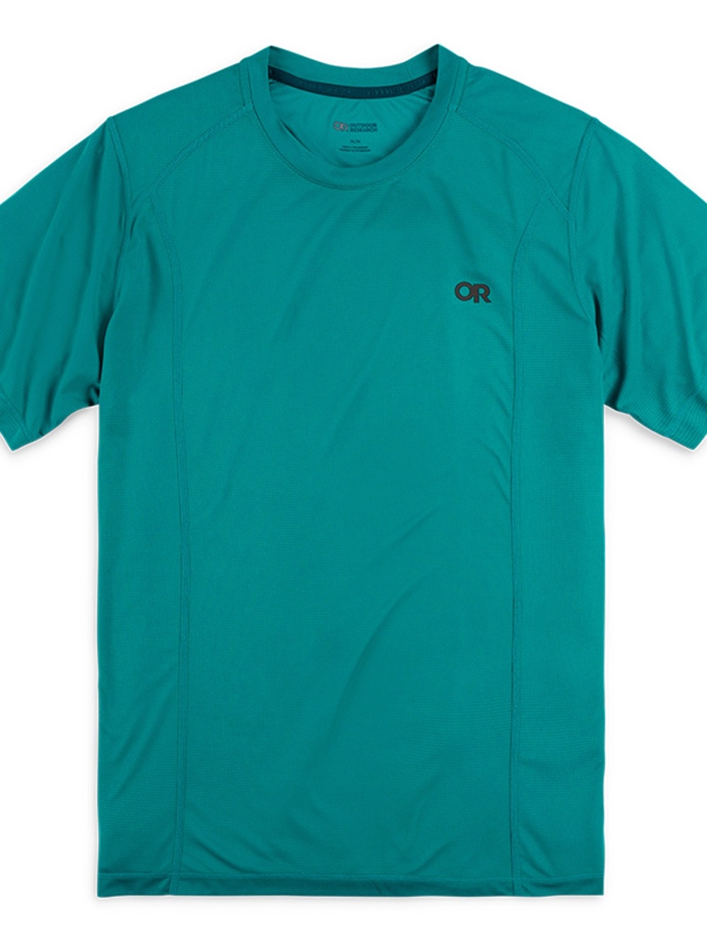 Men's Outdoor Research Teal Performance Short-Sleeve Shirt Size Large